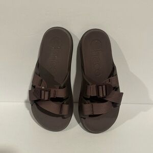 Chaco Chillos Purple Women’s Size 7 Slip On Slide Adjustable Strap Sandals!